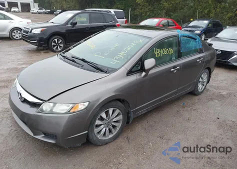 2011 Honda Civic Ex-L из США, поврежденный, VIN 19XFA1F94BE002377